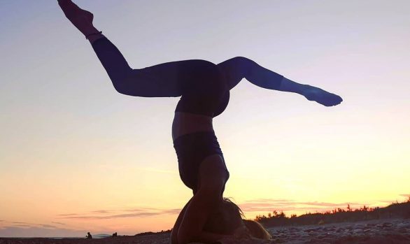 Set sunset & yoga @lapaillottebambou et @stephanegentile